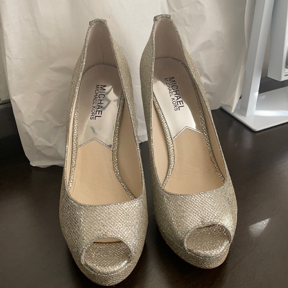 Michael Kors Silver Heels